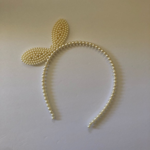 NEW PEARL BOW HEADBAND - Picture 2 of 3